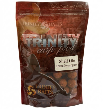 Бойлы прикормочные вареные Trinity Baits Пьяная кукуруза 1 кг