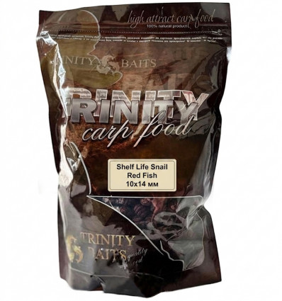 Бойлі прикормочні варені Trinity Baits Amino Red Fish Snail 10x14 мм 1 кг