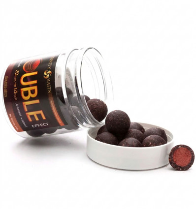 Бойлы насадочные вареные в растворимой оболочке Trinity Baits Double Plum 20→14 мм 100 г