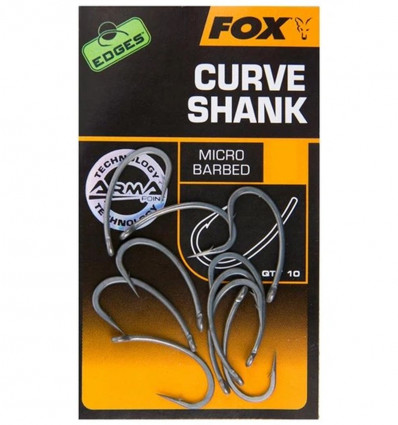 Карповые крючки FOX Edges Armapoint Curve shank