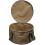 Мягкое ведро для прикормки с крышкой World4Carp SOFT BUCKET Coyote