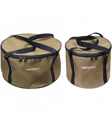 Мягкое ведро для прикормки с крышкой World4Carp SOFT BUCKET Coyote