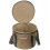 Мягкое ведро для прикормки с крышкой World4Carp SOFT BUCKET Coyote