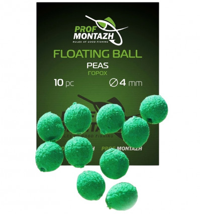 Плаваюча насадка EVA Проф Монтаж Floating Ball Горох (Peas)