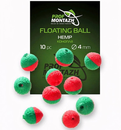 Плаваюча насадка EVA Проф Монтаж Floating Ball Конопля (Hemp)