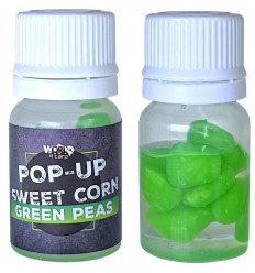 Силіконова кукурудза W4C Зелений горошок pop up sweet corn Green peas