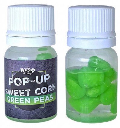Силіконова кукурудза W4C Зелений горошок pop up sweet corn Green peas
