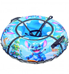 Надувной тюбинг с камерой 100 см «Lilo & Stitch» (санки-ватрушка)