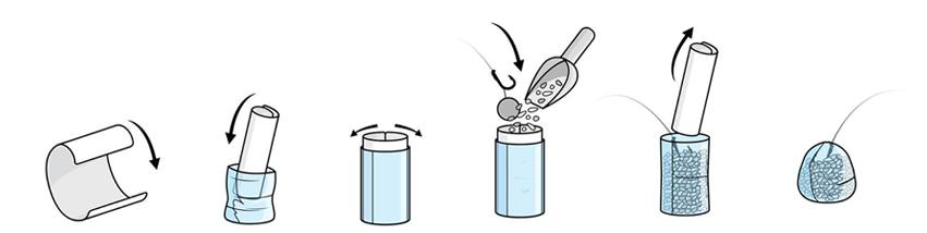 Система для загрузки ПВА мешков Carp Zoom Marshal PVA Bag Loader 3 в 1